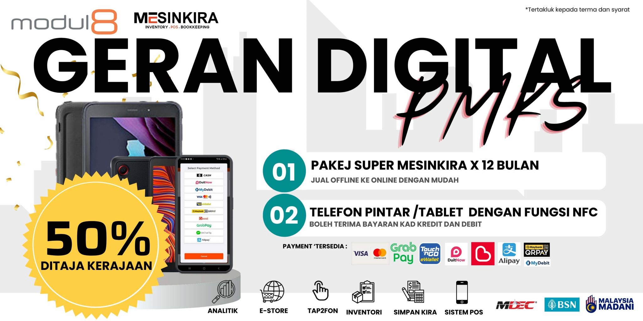 Geran Digital PMKS Madani - Automasi Simpan Kira